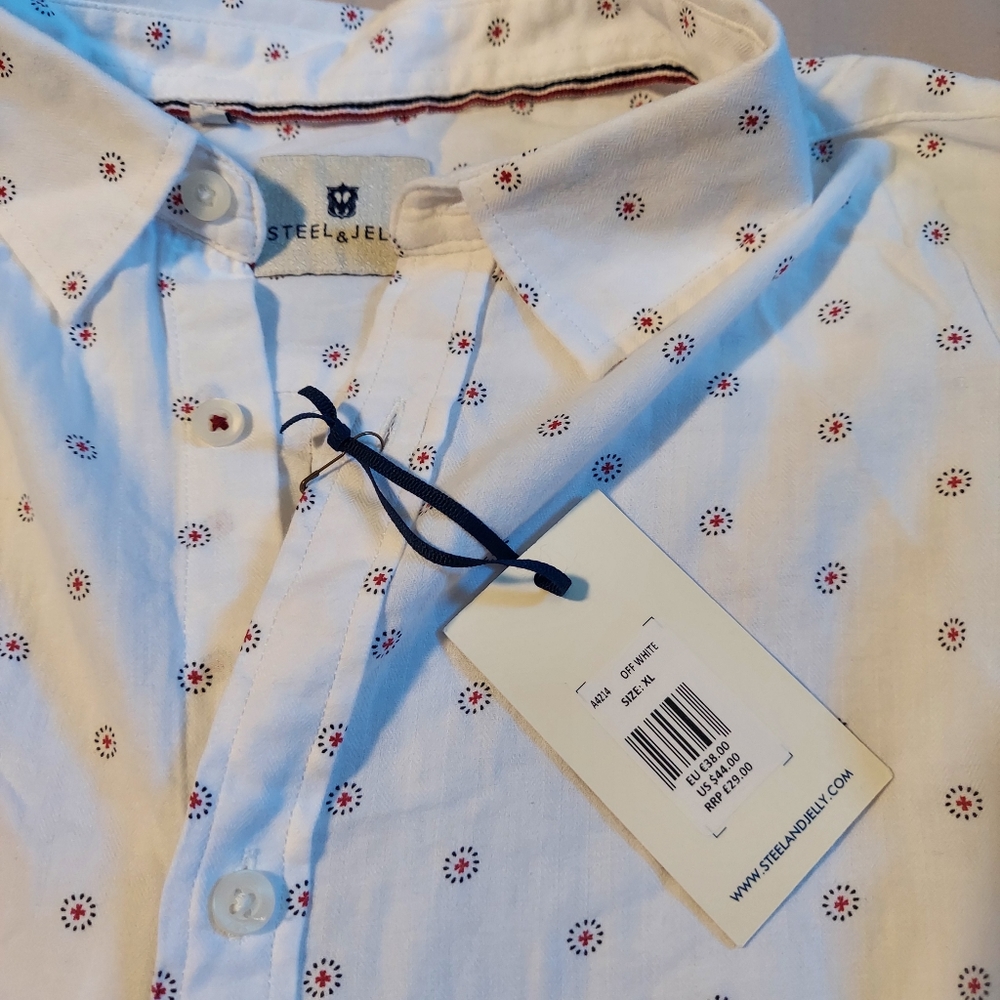 Steel & Jelly Men's XL Button-Down Summer Shirt